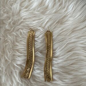 Elegant Gold Dangle Earrings